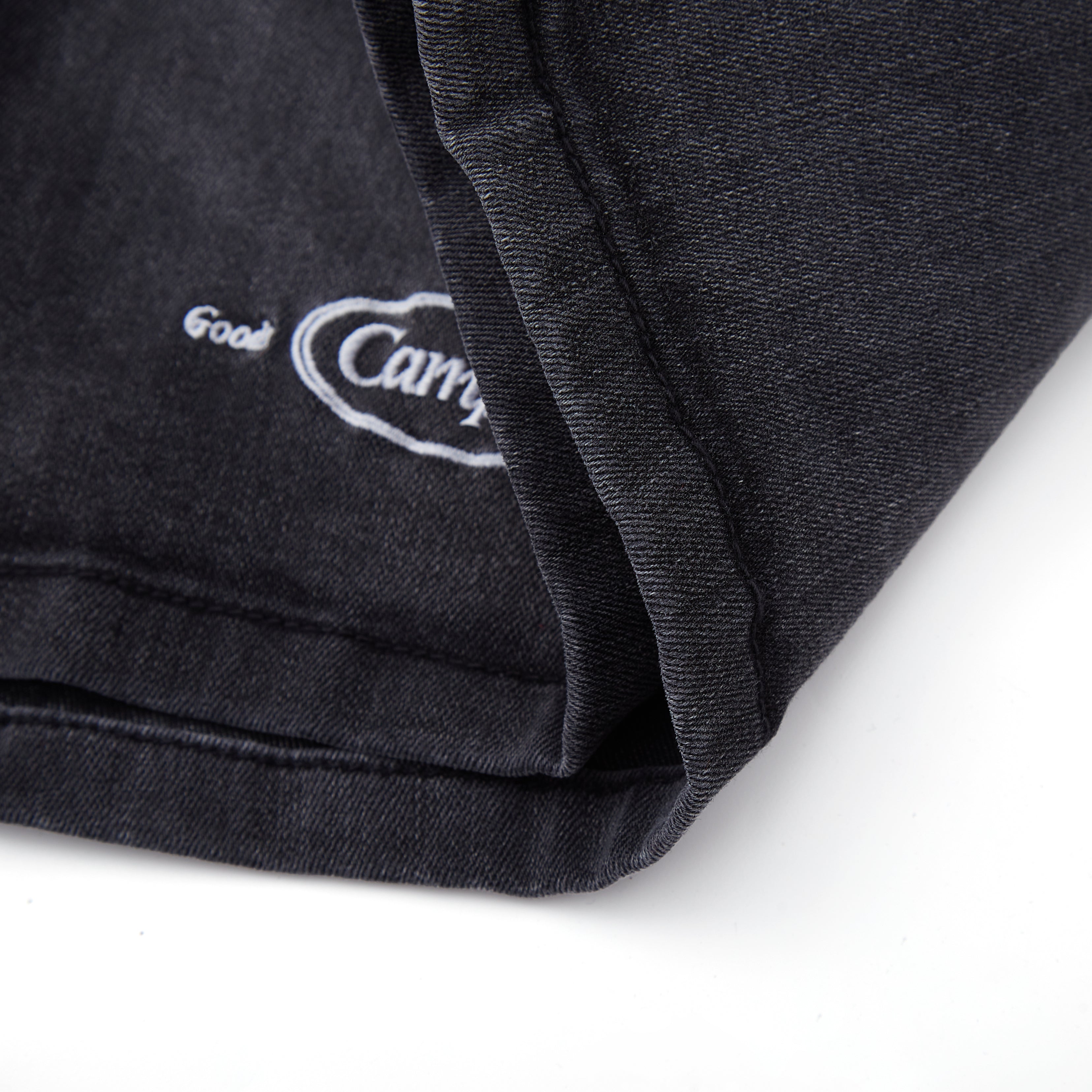 Motor Sports Denim Shorts - Washed Black
